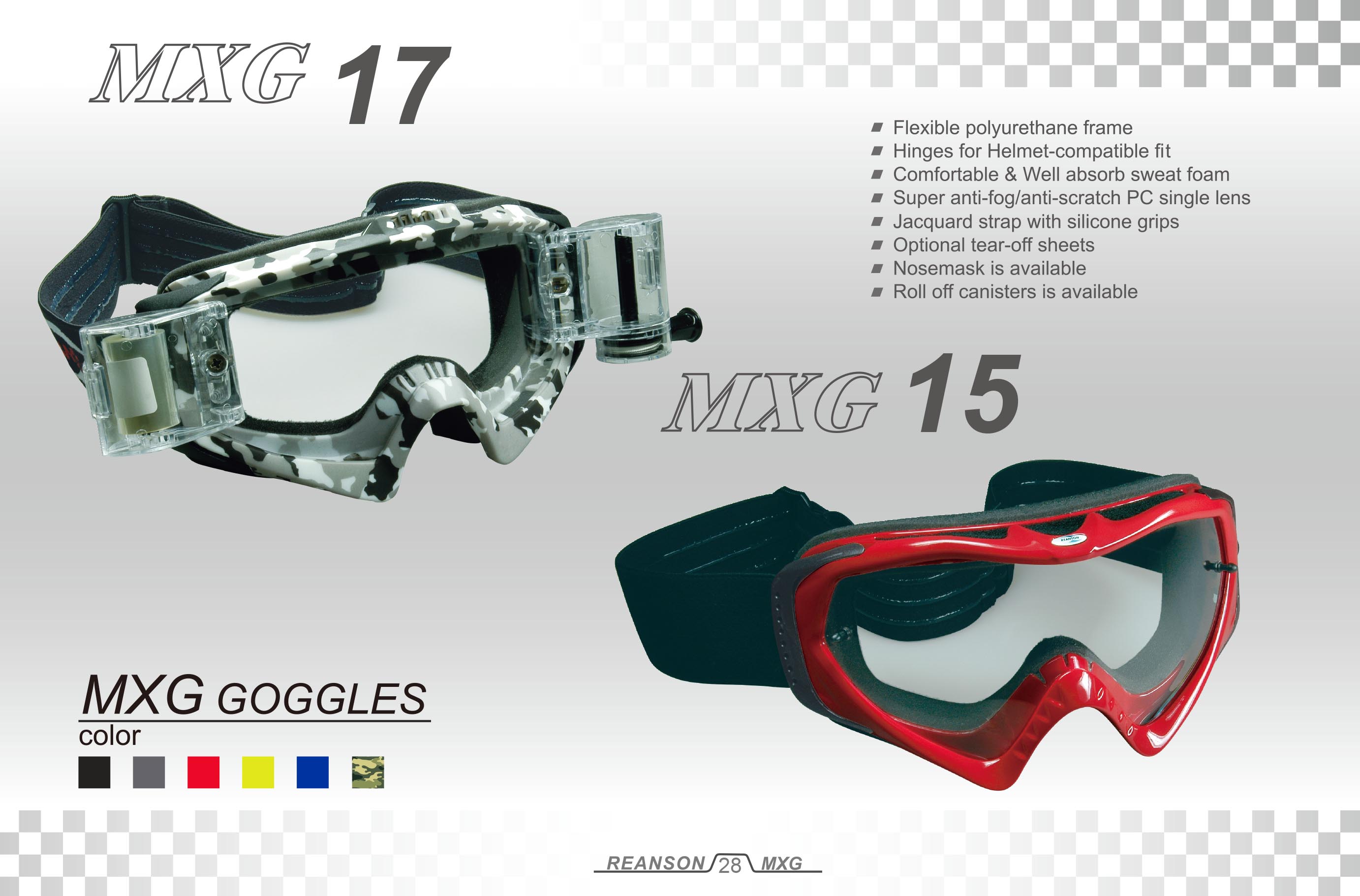 gafas de carreras de motocross de calidad-MXG17